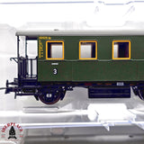 ♻️ 2da mano -  DC Roco 64052 set vagones pasajeros equipaje clase 3 DB H0 escala 1:87 E12