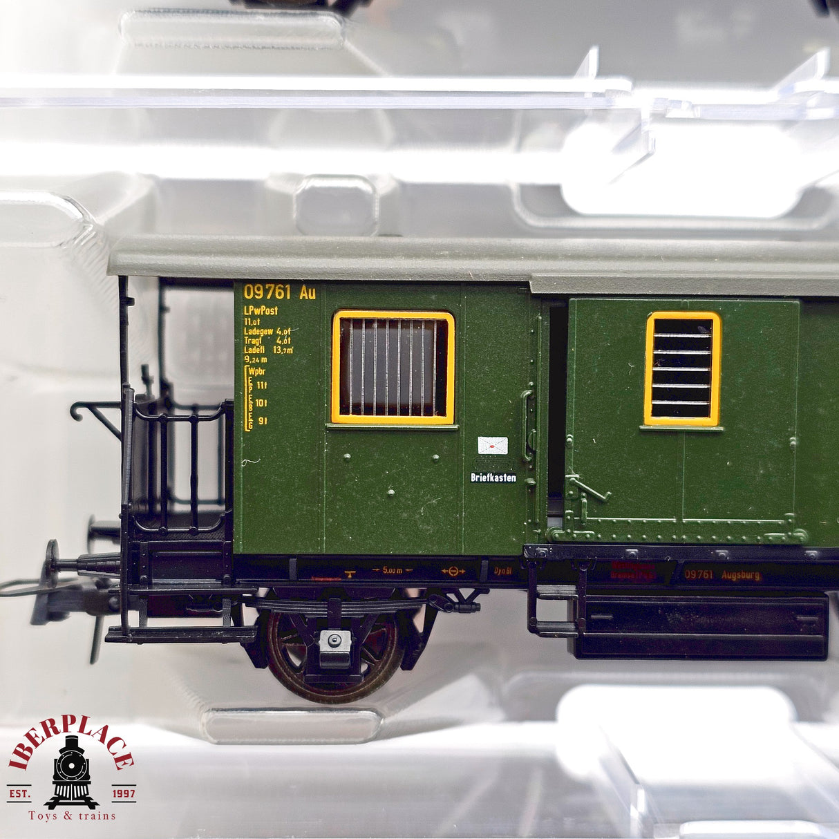 ♻️ 2da mano -  DC Roco 64052 set vagones pasajeros equipaje clase 3 DB H0 escala 1:87 E12