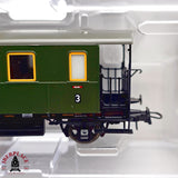 ♻️ 2da mano -  DC Roco 64052 set vagones pasajeros equipaje clase 3 DB H0 escala 1:87 E12