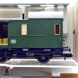 ♻️ 2da mano -  DC Fleischmann 4x vagones pasajeros y equipajes clases 1-2 H0 escala 1:87 E12