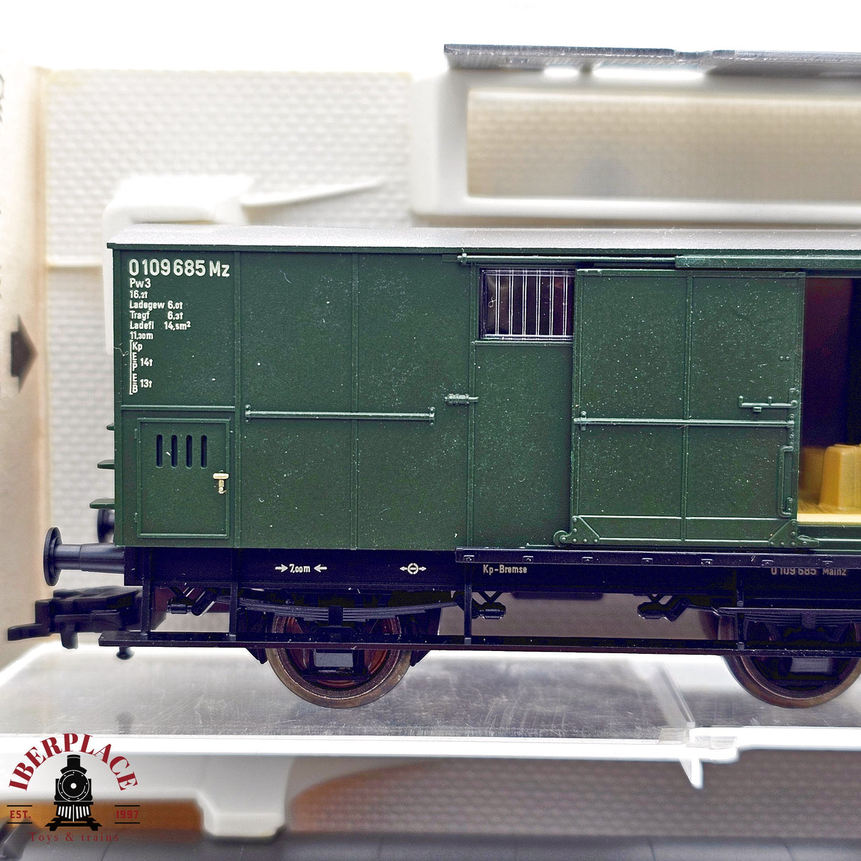 ♻️ 2da mano -  DC Fleischmann 4x vagones pasajeros y equipajes clases 1-2 H0 escala 1:87 E12