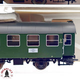 ♻️ 2da mano -  DC Fleischmann 4x vagones pasajeros y equipajes clases 1-2 H0 escala 1:87 E12