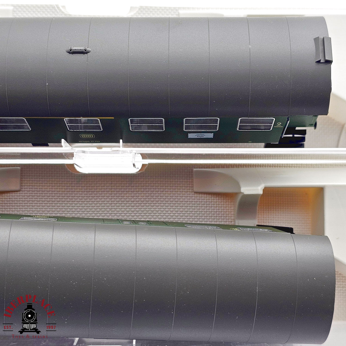 ♻️ 2da mano -  DC Fleischmann 4x vagones pasajeros y equipajes clases 1-2 H0 escala 1:87 E12