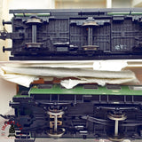 ♻️ 2da mano -  DC Fleischmann 4x vagones pasajeros y equipajes clases 1-2 H0 escala 1:87 E12