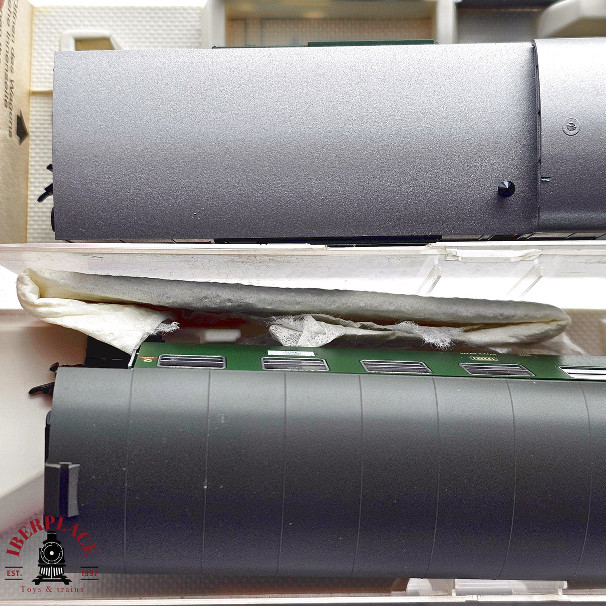 ♻️ 2da mano -  DC Fleischmann 4x vagones pasajeros y equipajes clases 1-2 H0 escala 1:87 E12