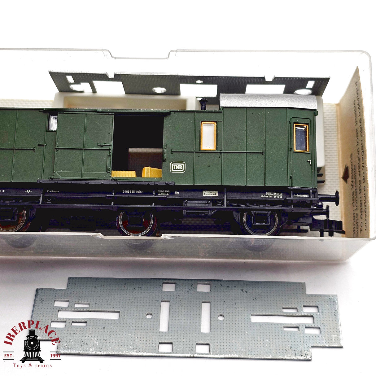 ♻️ 2da mano -  DC Fleischmann 4x vagones pasajeros y equipajes clases 1-2 H0 escala 1:87 E12