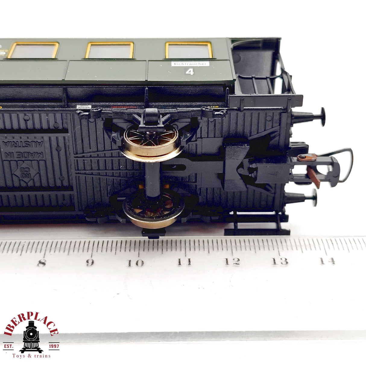 ♻️ 2da mano - DC Roco 44823 vagón pasajeros BSTB Clase 4 H0 escala 1:87 E12