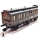 ♻️ 2da mano -  DC Roco 44527 vagón pasajeros DRG clase 3 H0 escala 1:87 E12