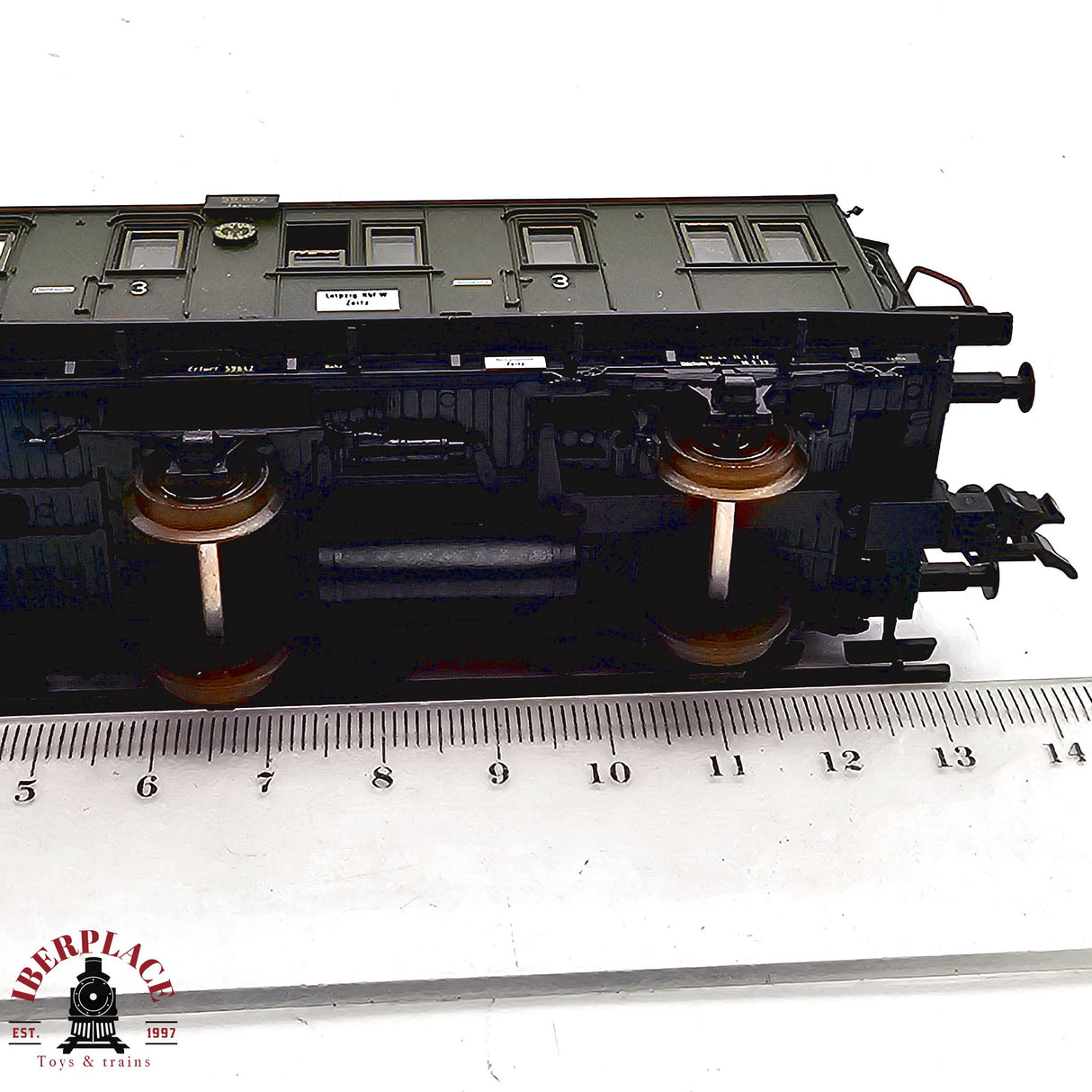 ♻️ 2da mano -  DC Roco 44527 vagón pasajeros DRG clase 3 H0 escala 1:87 E12