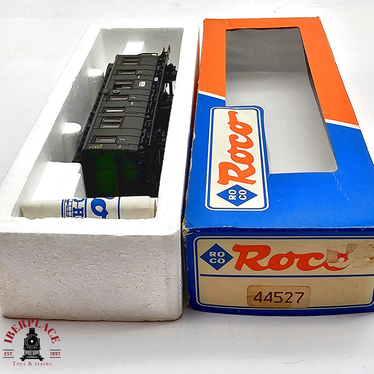 ♻️ 2da mano -  DC Roco 44527 vagón pasajeros DRG clase 3 H0 escala 1:87 E12