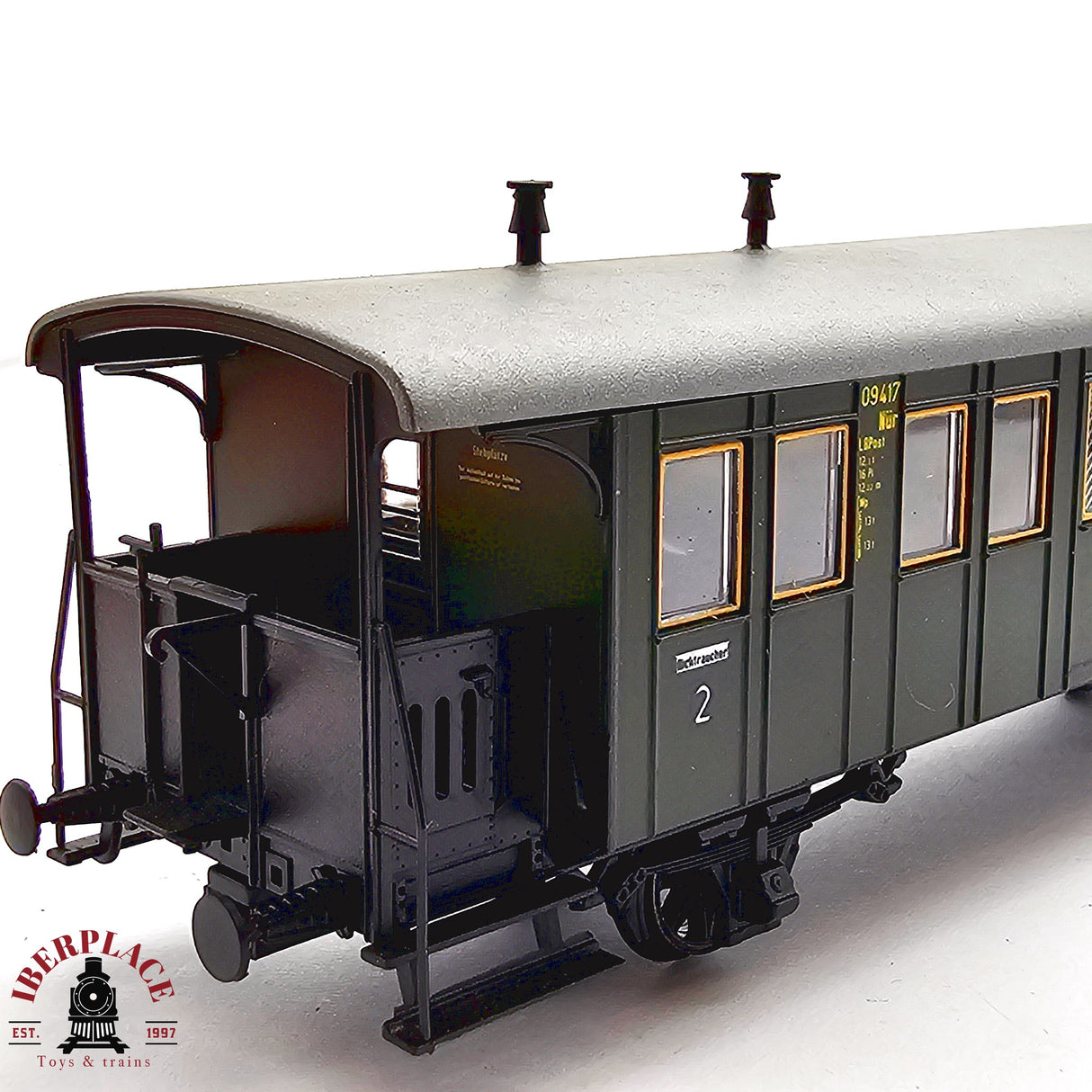 ♻️ 2da mano - DC Roco 44832 vagón correos postales DB 2 clase H0 escala 1:87 E12