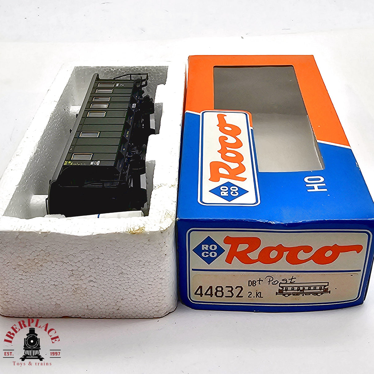 ♻️ 2da mano - DC Roco 44832 vagón correos postales DB 2 clase H0 escala 1:87 E12