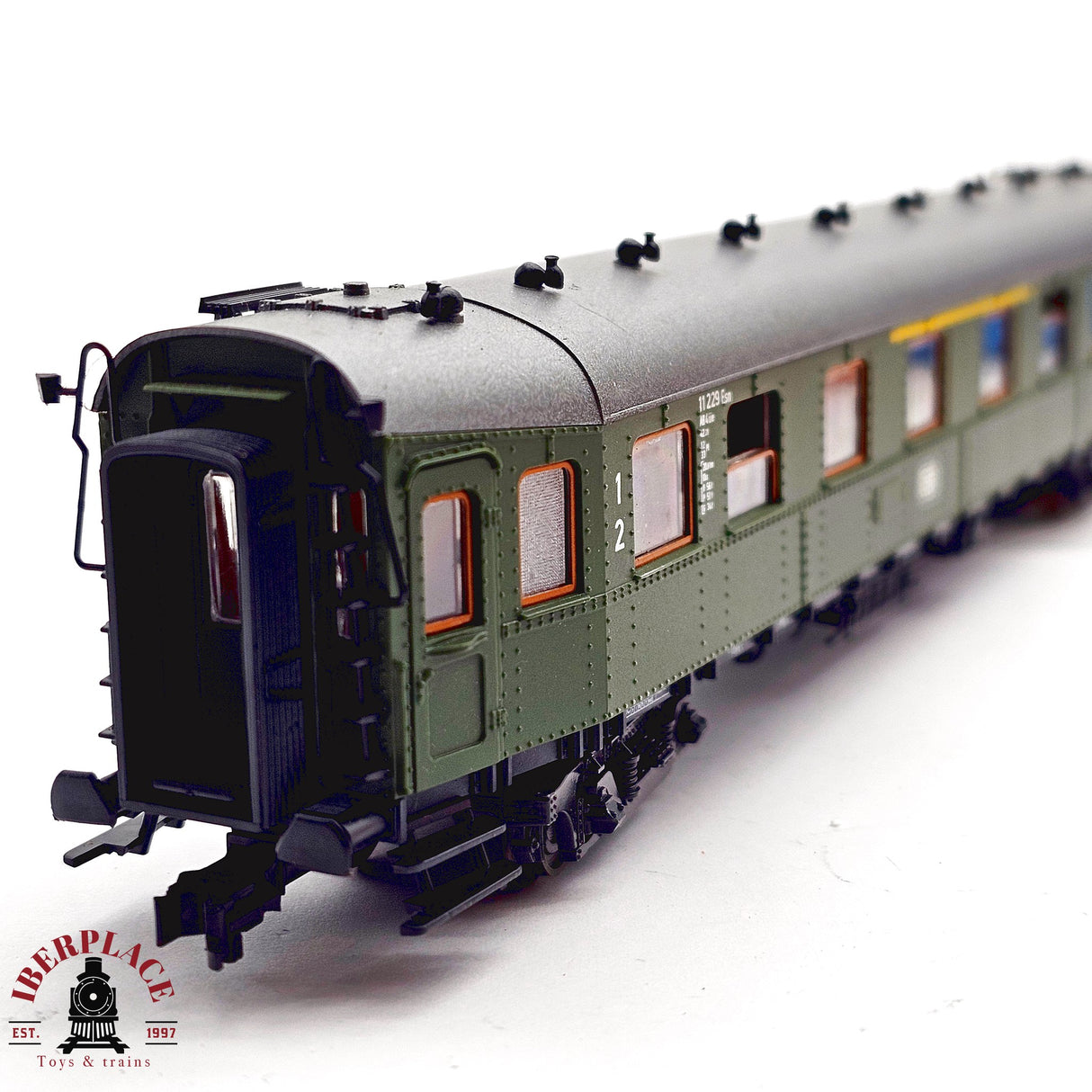 ♻️ 2da mano -  DC Roco 4291S vagón pasajeros DB clase 1 H0 escala 1:87 E12