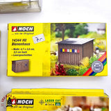 ♻️ 2da mano - 7x Noch lote mixto figuras y plantas ortigas diente de leon H0 escala 1:87 E12