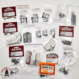 ♻️ 2da mano -  BEMO Lote de repuestos para via estrecha H0 escala 1:87 E12