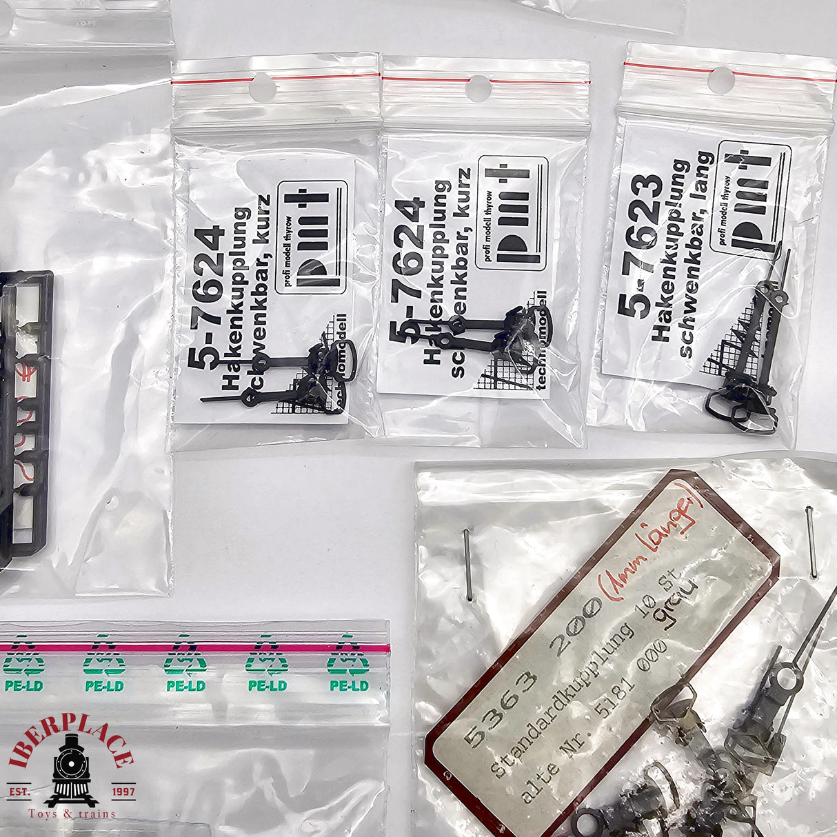 ♻️ 2da mano -  BEMO Lote de repuestos para via estrecha H0 escala 1:87 E12