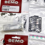 ♻️ 2da mano -  BEMO Lote de repuestos para via estrecha H0 escala 1:87 E12