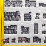 ♻️ 2da mano -  BRAWA 0703 Mobiliario interior de cobertizo locomotoras H0 escala 1:87 E12