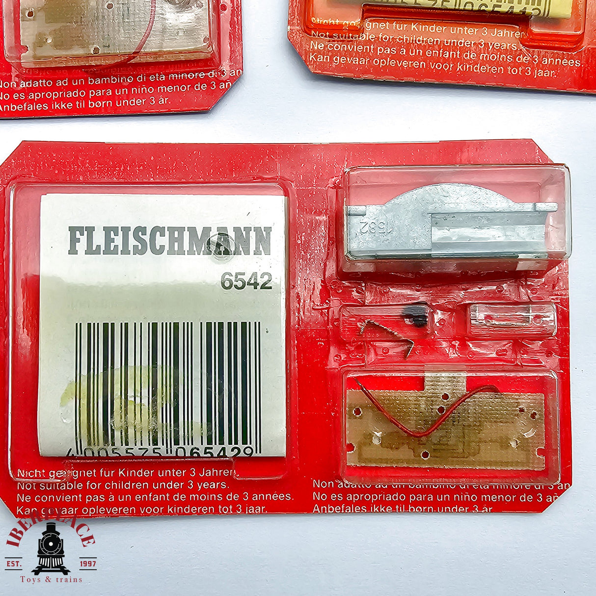 ♻️ 2da mano -  Fleischmann 3x 6542 6541 iluminación interior H0 escala 1:87 E12