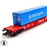♻️ 2da mano - Fleischmann 8344K vagón contenedor Cargo DB Hanjin N escala 1:160 E13