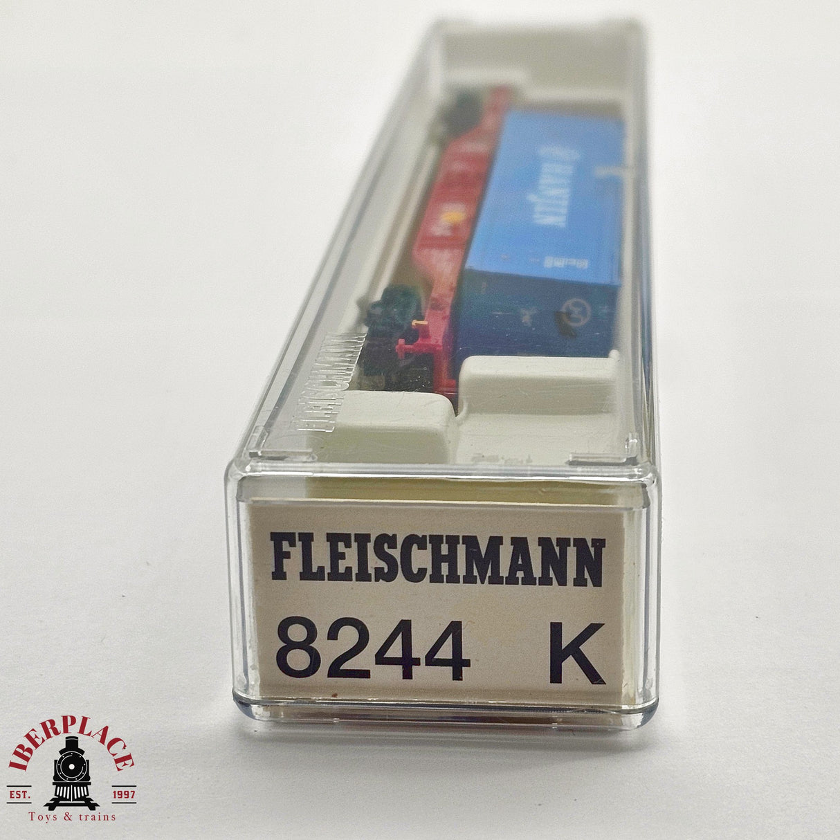 ♻️ 2da mano - Fleischmann 8344K vagón contenedor Cargo DB Hanjin N escala 1:160 E13