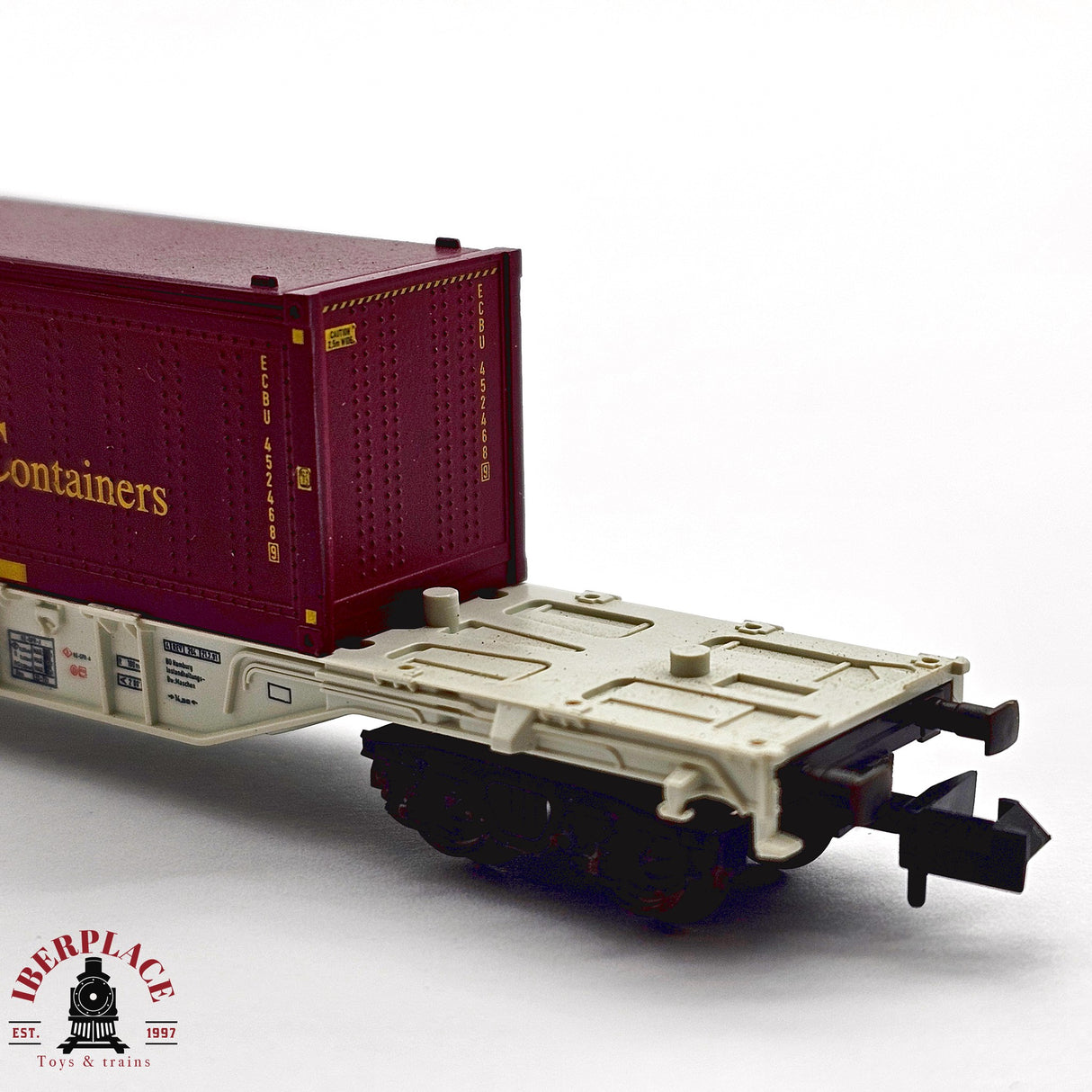 ♻️ 2da mano - Fleischmann 8246K vagón contenedor Kombiwaggon European Containers N escala 1:160 E13