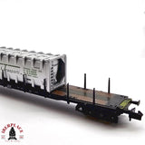 ♻️ 2da mano - Arnold 4765 vagón telero Pellegrini Transporti N escala 1:160 E13x