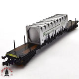 ♻️ 2da mano - Arnold 4765 vagón telero Pellegrini Transporti N escala 1:160 E13x