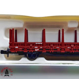 ♻️ 2da mano - Roco 935 vagón telero Europ DB N escala 1:160 E13