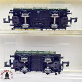 ♻️ 2da mano - Minitrix 5x vagones plataforma telero K.Bay.Sts.B N escala 1:160 E13