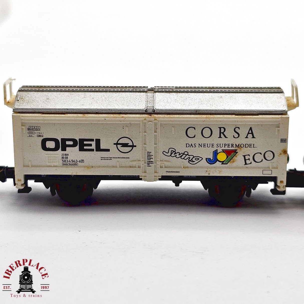 ♻️ 2da mano - Minitrix 13957 vagones Publicidad Ford Opel Renault DB N escala 1:160 E13