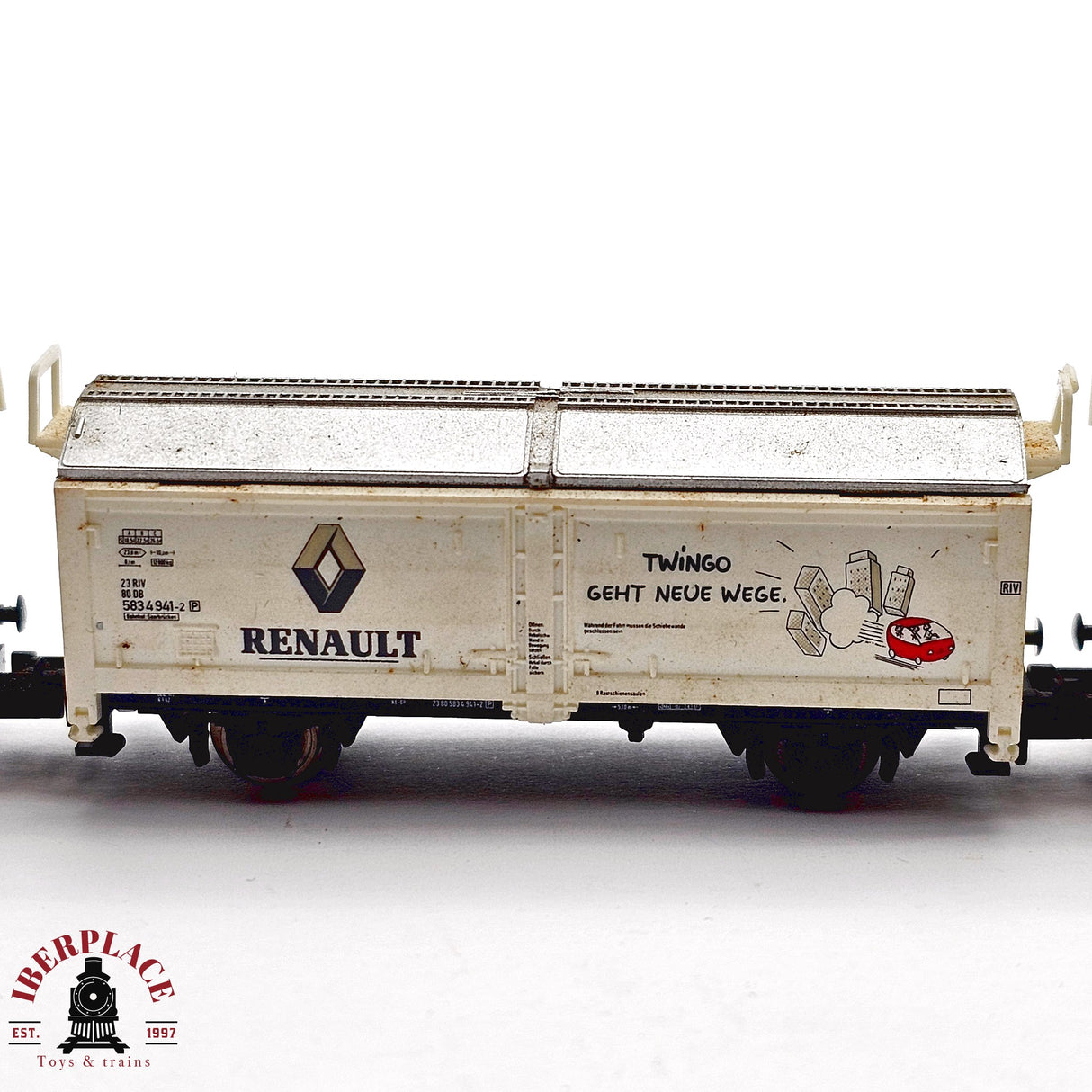 ♻️ 2da mano - Minitrix 13957 vagones Publicidad Ford Opel Renault DB N escala 1:160 E13