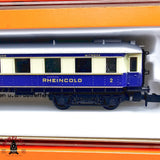 ♻️ 2da mano - Arnold 3x vagones pasajeros Rheingold Mitropa DRG N escala 1:160 E13