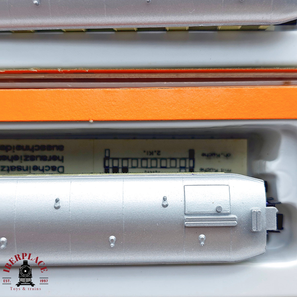 ♻️ 2da mano - Arnold 3x vagones pasajeros Rheingold Mitropa DRG N escala 1:160 E13