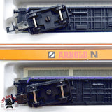 ♻️ 2da mano - Arnold 3x vagones pasajeros Rheingold Mitropa DRG N escala 1:160 E13