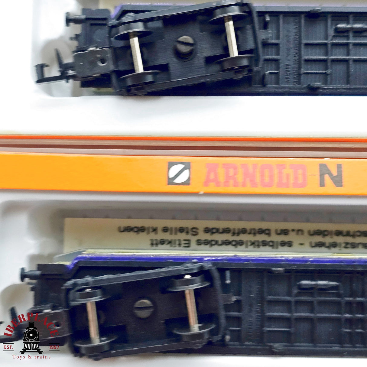 ♻️ 2da mano - Arnold 3x vagones pasajeros Rheingold Mitropa DRG N escala 1:160 E13