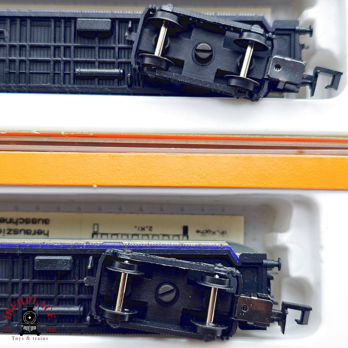 ♻️ 2da mano - Arnold 3x vagones pasajeros Rheingold Mitropa DRG N escala 1:160 E13