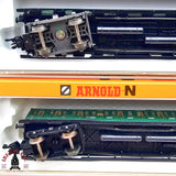 ♻️ 2da mano - Arnold 3x vagones pasajeros DRG clase 3 N escala 1:160 E13