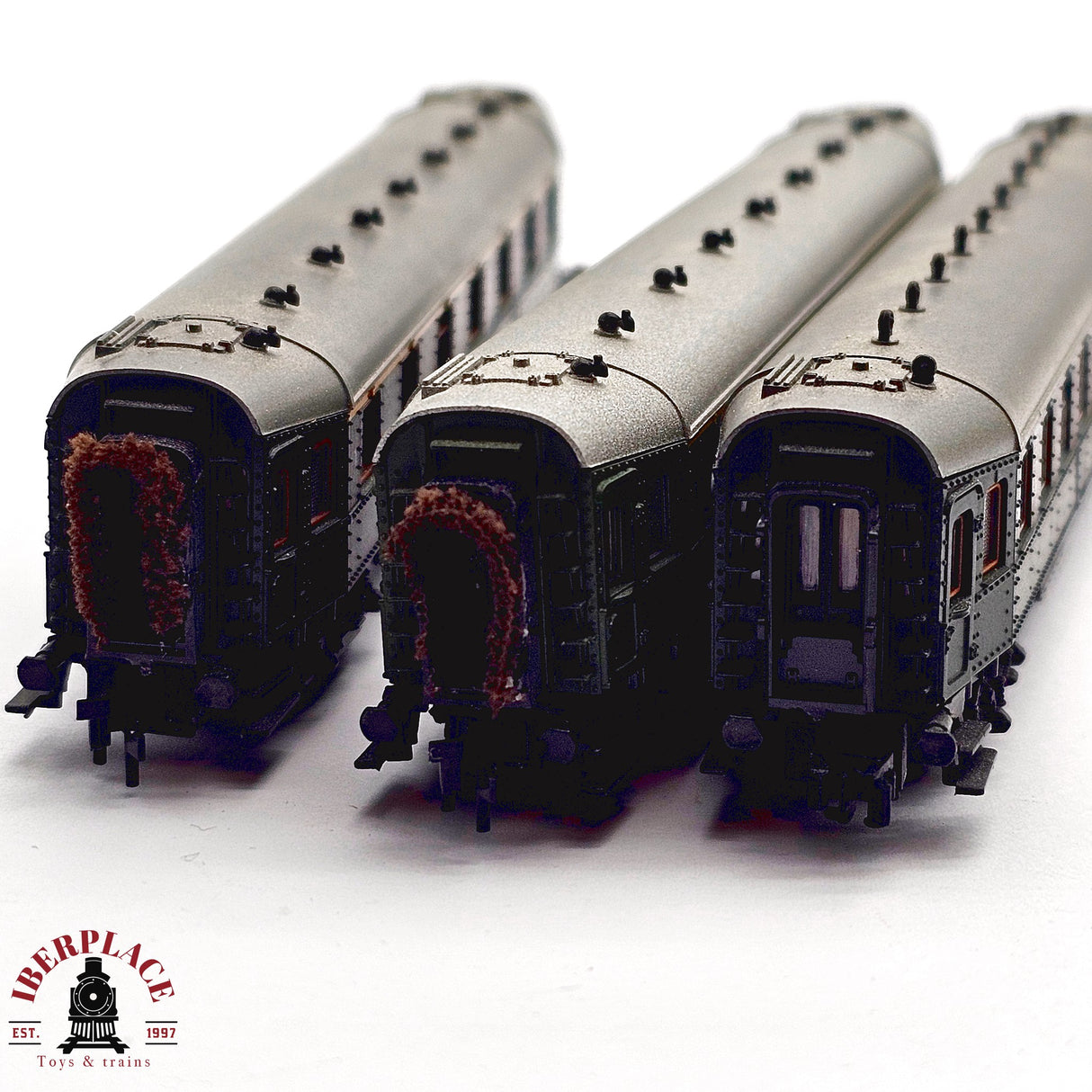 ♻️ 2da mano - Roco 3x vagones pasajeros DB clases 1-2 N escala 1:160 E13