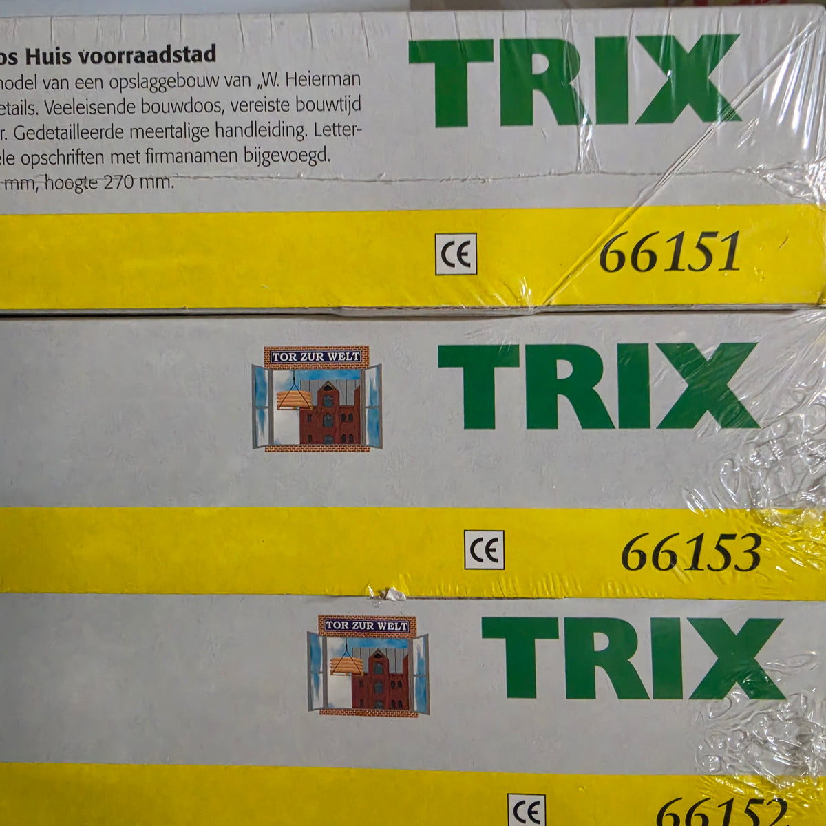 ♻️🔒TRIX 66151 + 66152 + 66153 – 3 kits Speicherstadt H0 1:87 – nuevos precintados
