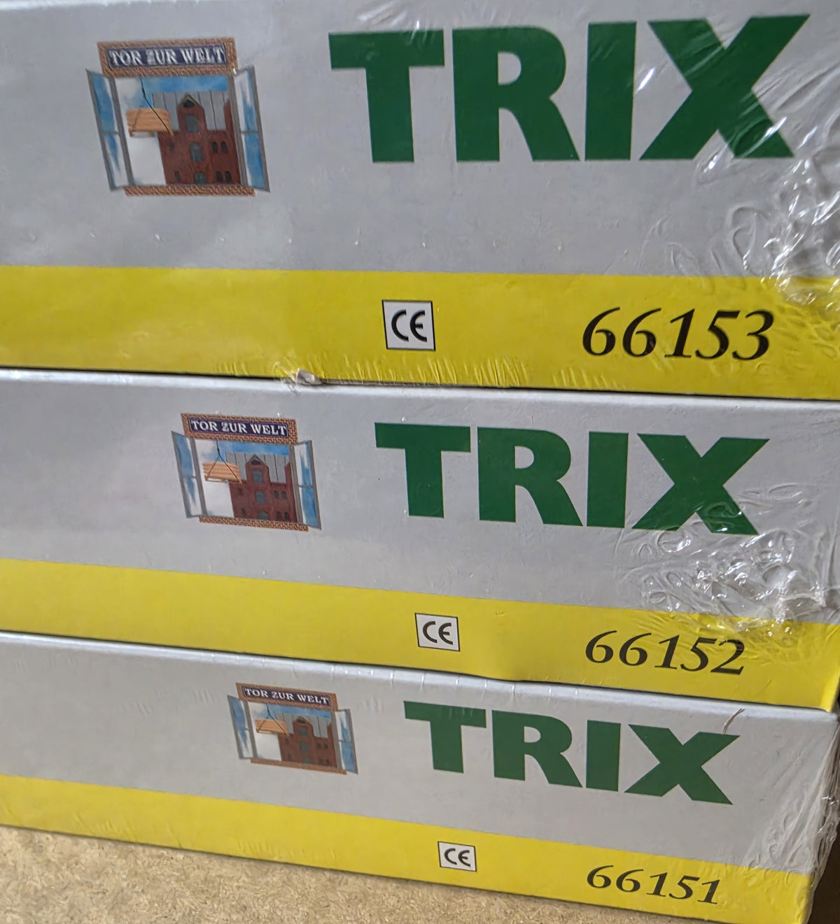 ♻️🔒TRIX 66151 + 66152 + 66153 – 3 kits Speicherstadt H0 1:87 – nuevos precintados