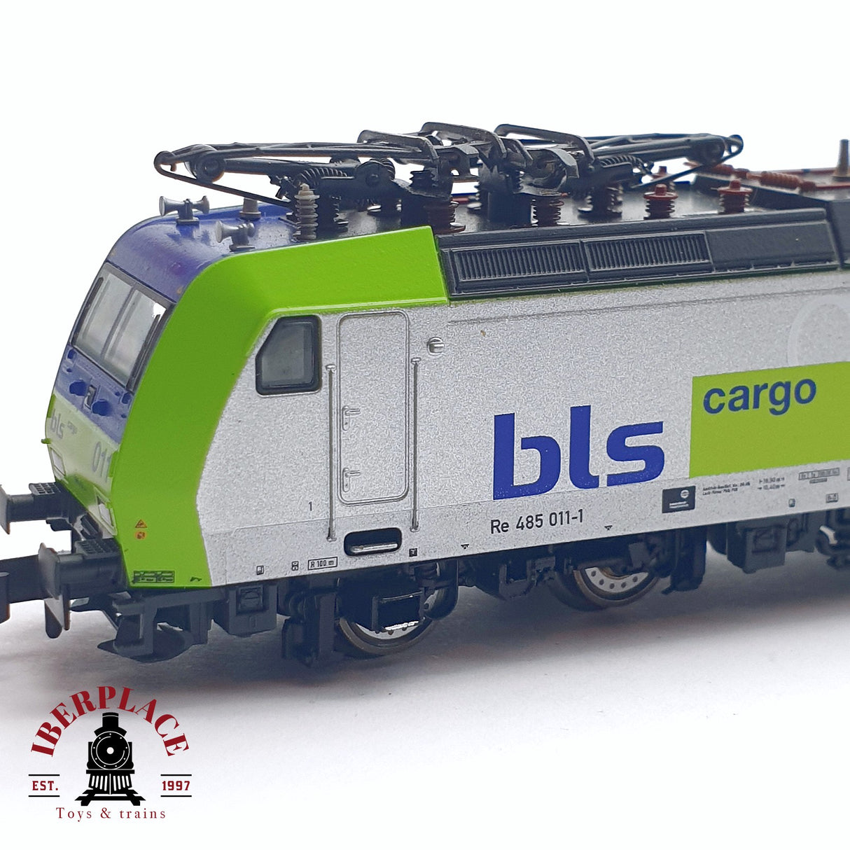 ♻️ 2da mano -  Fleischmann 86 7386K Locomotora eléctrica Cargo BLS 485 011-1 N escala 1:160