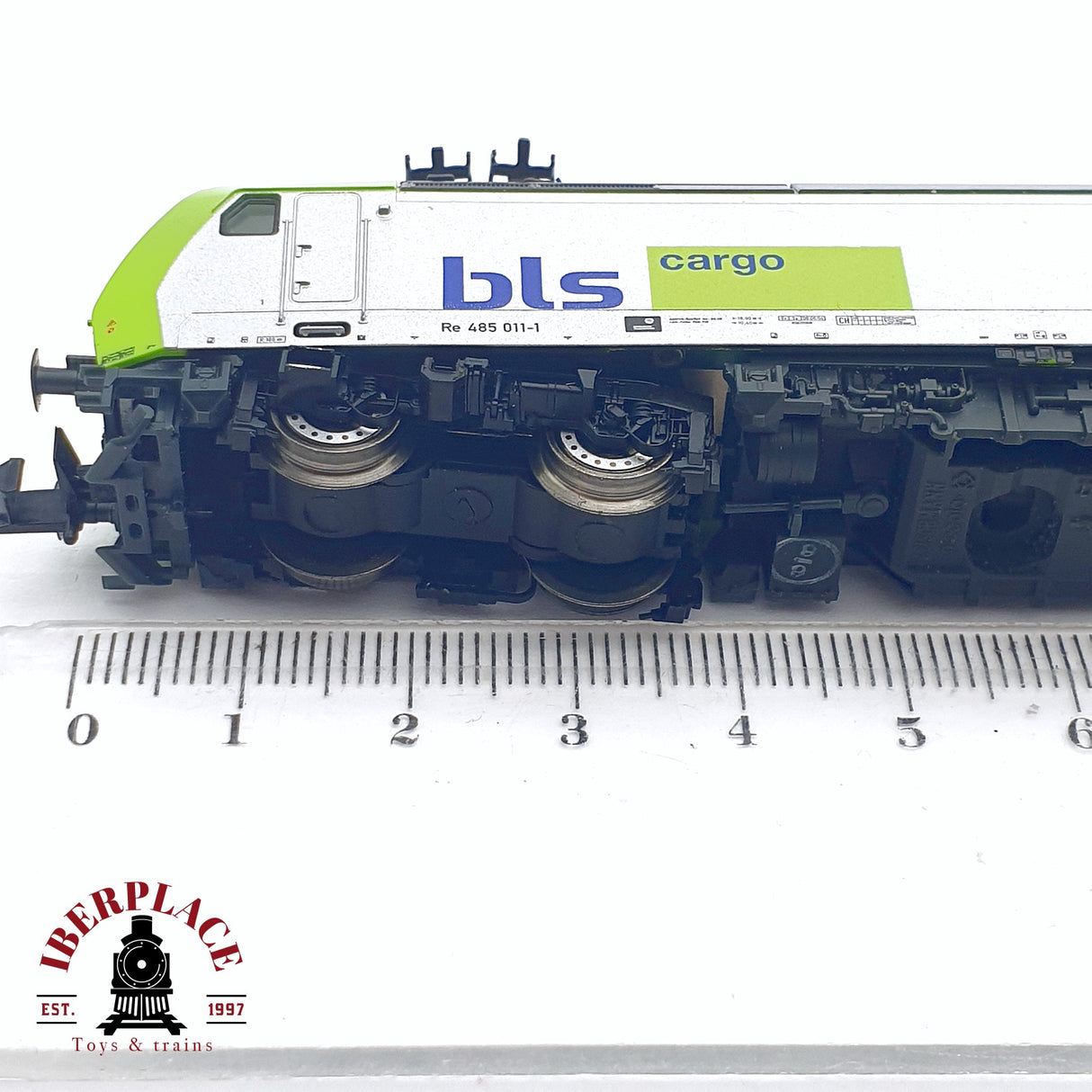 ♻️ 2da mano -  Fleischmann 86 7386K Locomotora eléctrica Cargo BLS 485 011-1 N escala 1:160