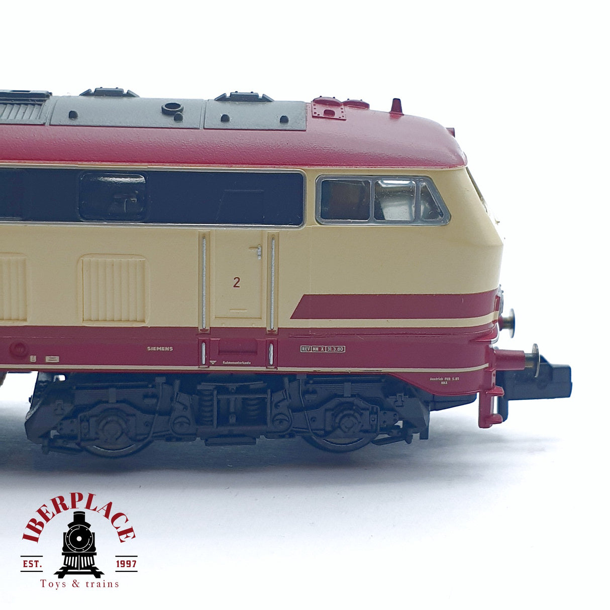 ♻️ 2da mano -  Fleischmann 867238 Locomotora diesel DB 218 217-8 N escala 1:160