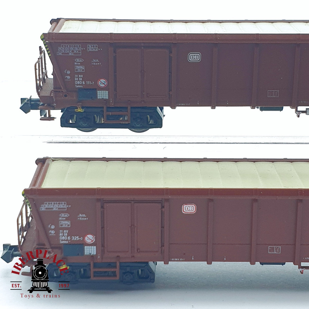 ♻️ 2da mano - Hobby Train H23414 vagones mercancias Tamns 893 DB Época IV N escala 1:160