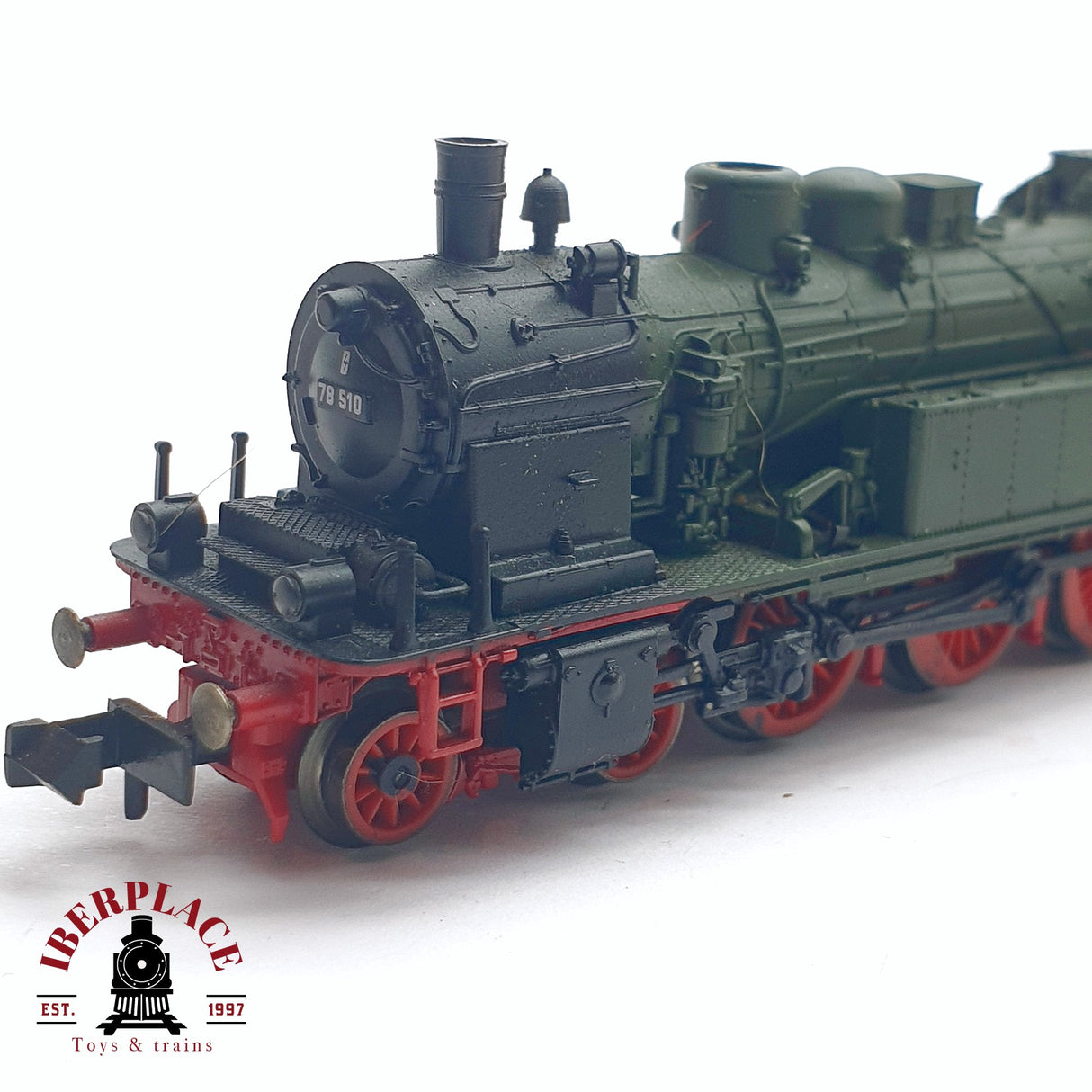 ♻️ 2da mano -  Fleischmann 7077 Locomotora de vapor DB 78 510 N escala 1:160