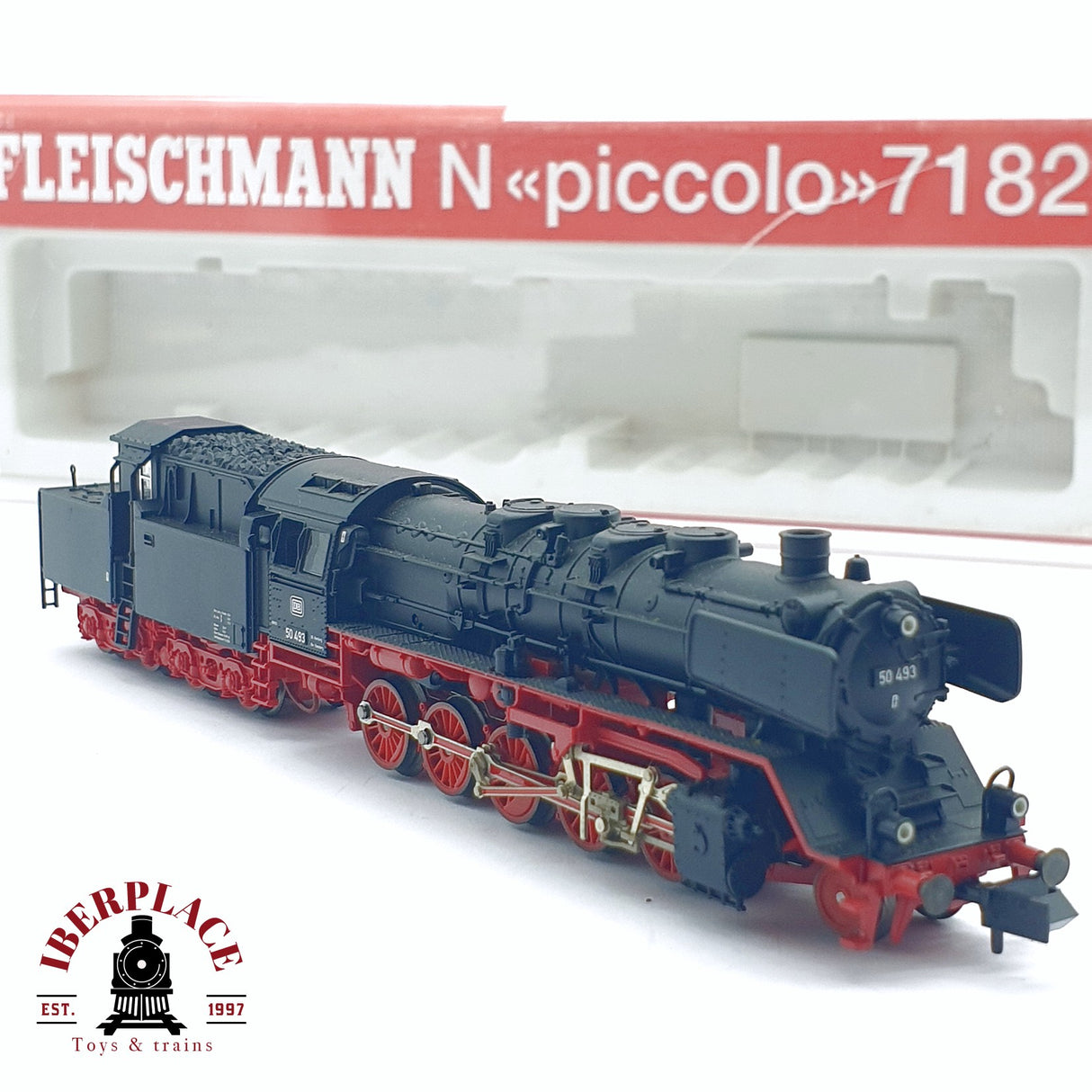♻️ 2da mano -  Fleischmann 7182 Locomotora de vapor DB 50 493 N escala 1:160