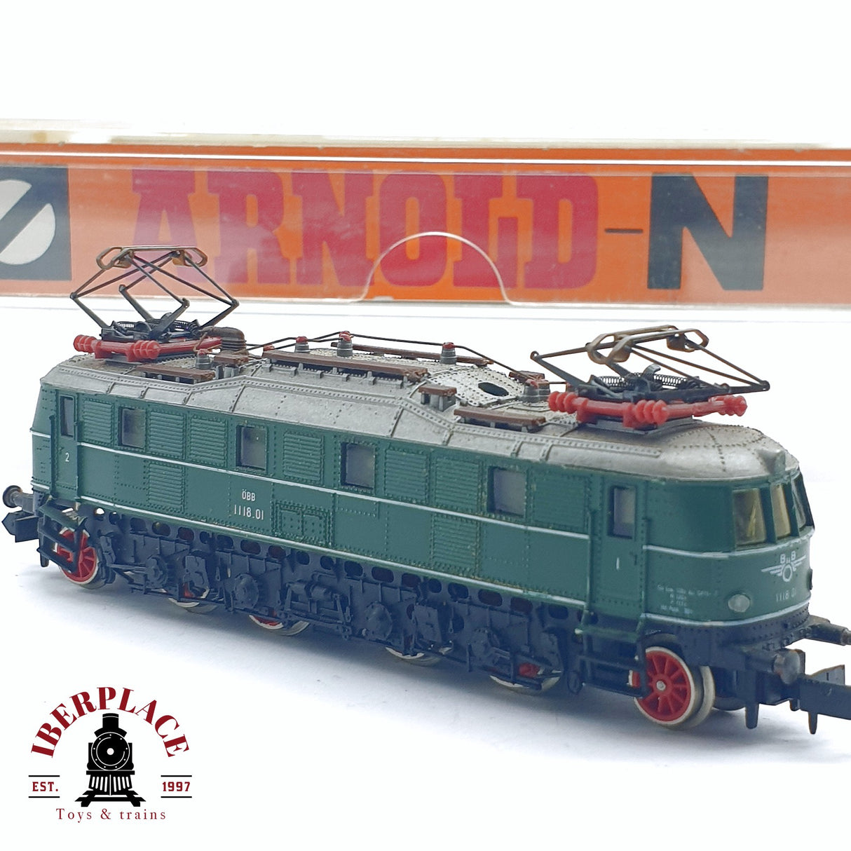 ♻️ 2da mano -  Arnold 2455 Locomotora Eléctrica ÖBB 1118.01 N escala 1:160
