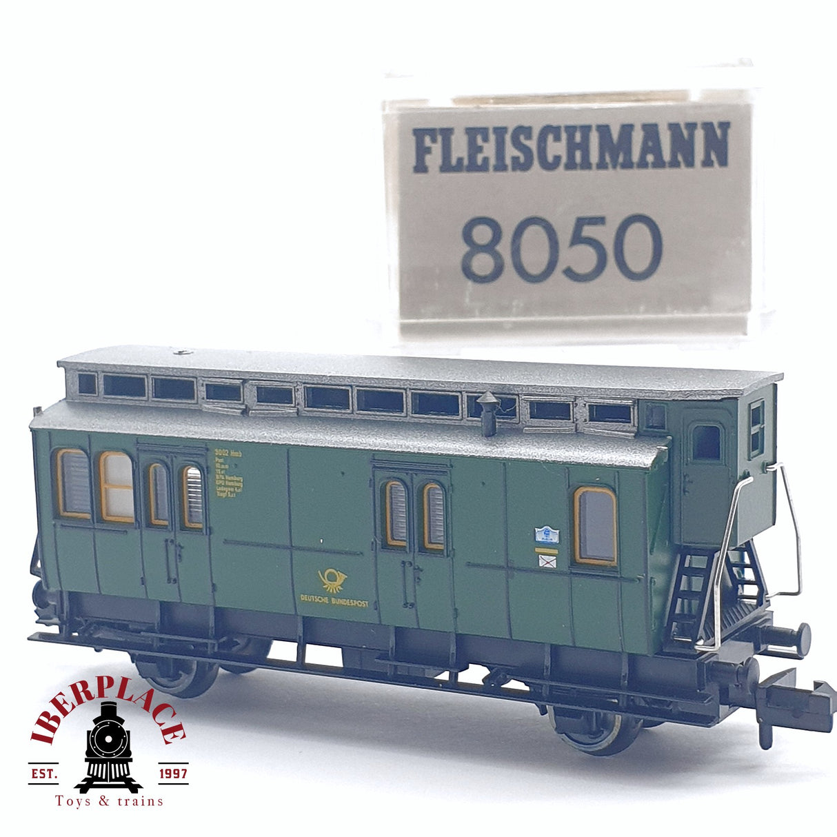 ♻️ 2da mano - Fleischmann 8050 vagón correos Deutsche Bundespost N escala 1:160