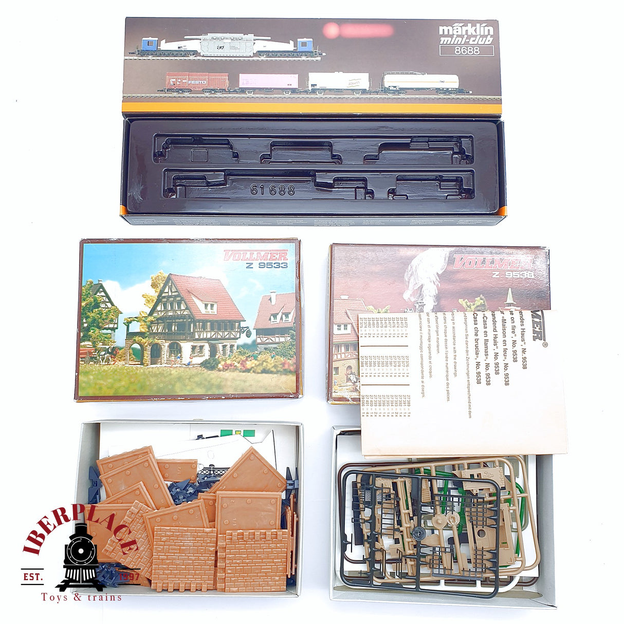 ♻️ 2da mano -  Vollmer Piezas para repuestos de Posada y casa en llamas Z escala 1:220